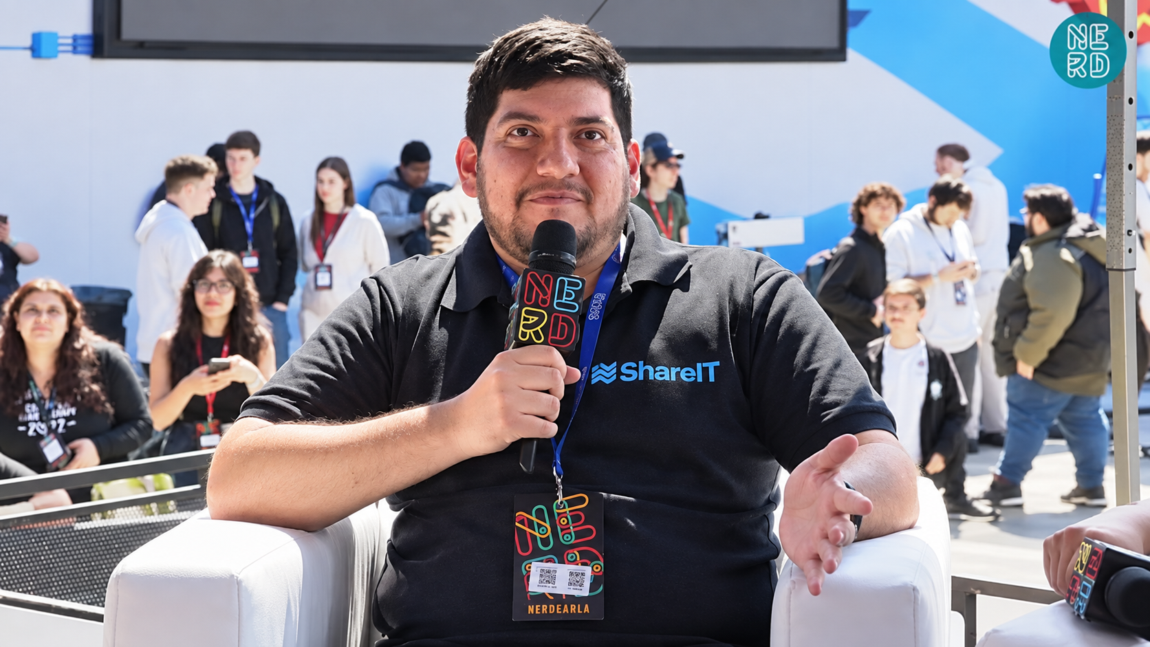Entrevista a ShareIT durante Nerdearla