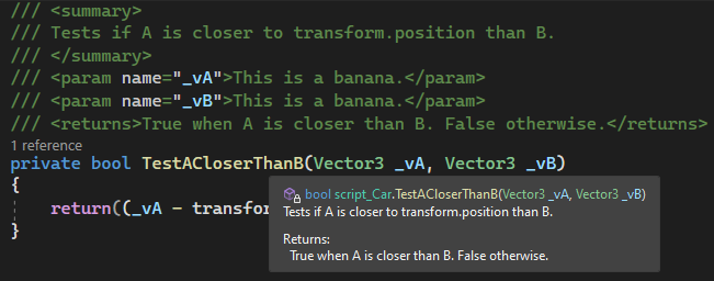 Tooltip function
